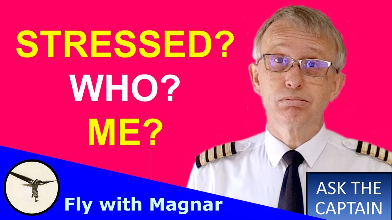 What is the most stressful part of being an airline pilot?