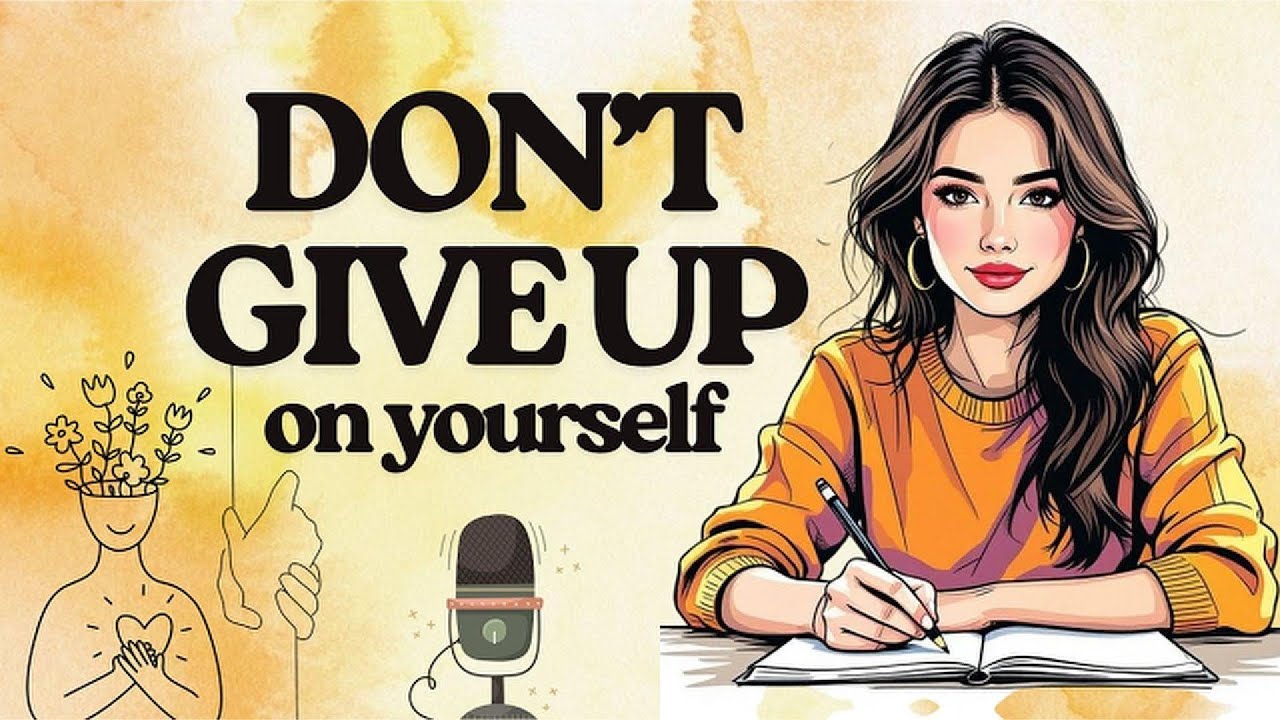 DON'T GIVE UP ON YOURSELF | ENGLISH POSCAST