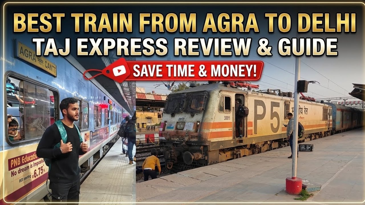 *Почему Taj Express &mdash; лучший поезд на маршруте Агра Кантт &mdash; Нью-Дели* | Полное путешествие на поезде