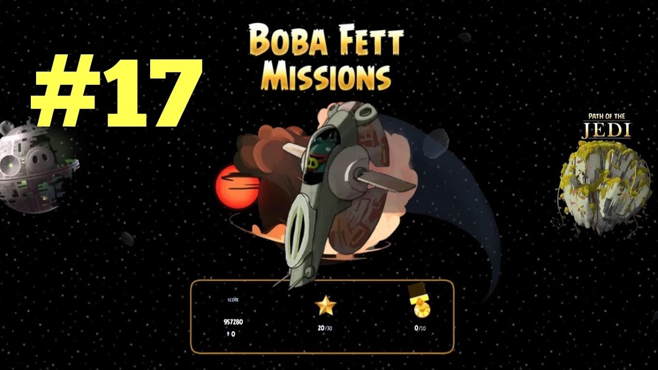 Angry Birds Star Wars #17: Boba Fett missions