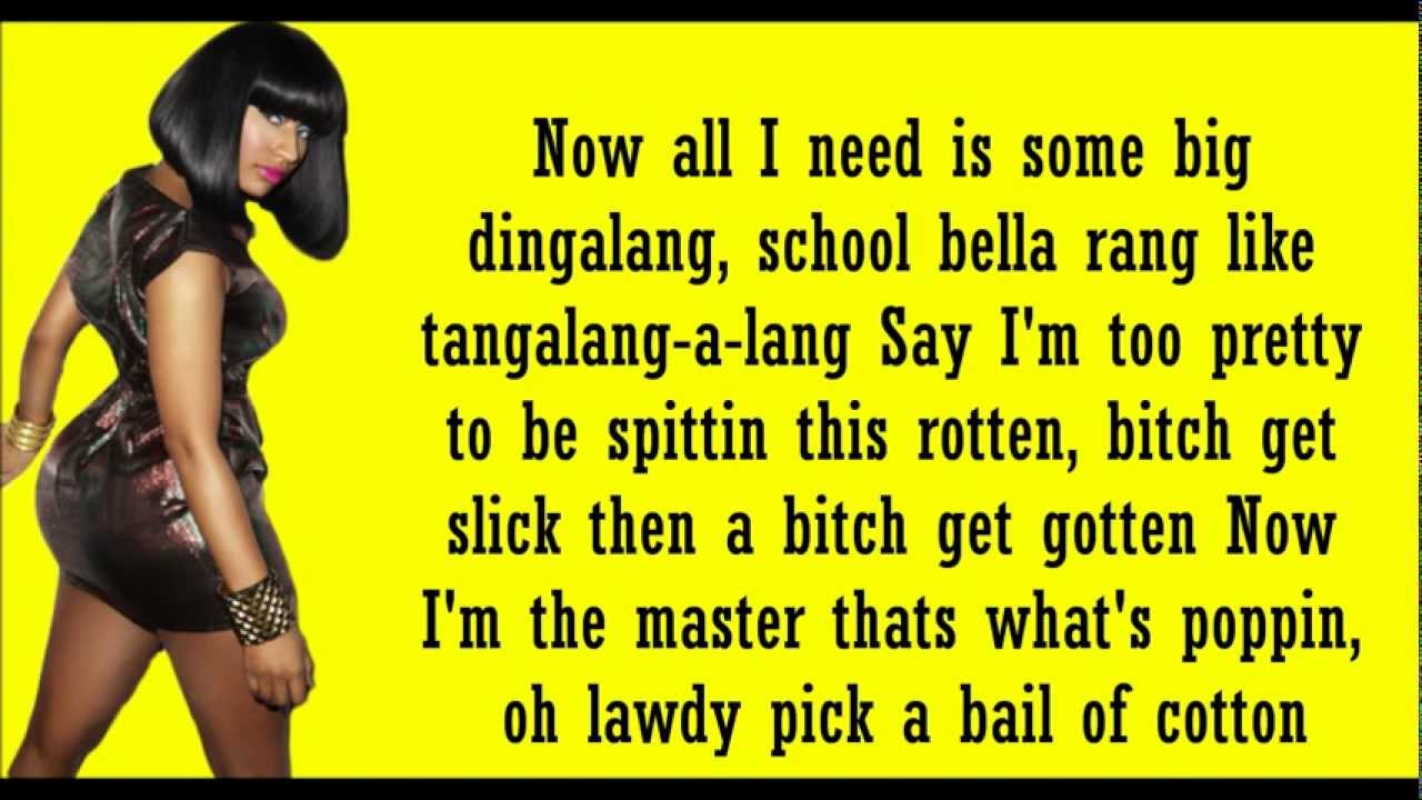 Nicki Minaj- Tambourine Lyrics