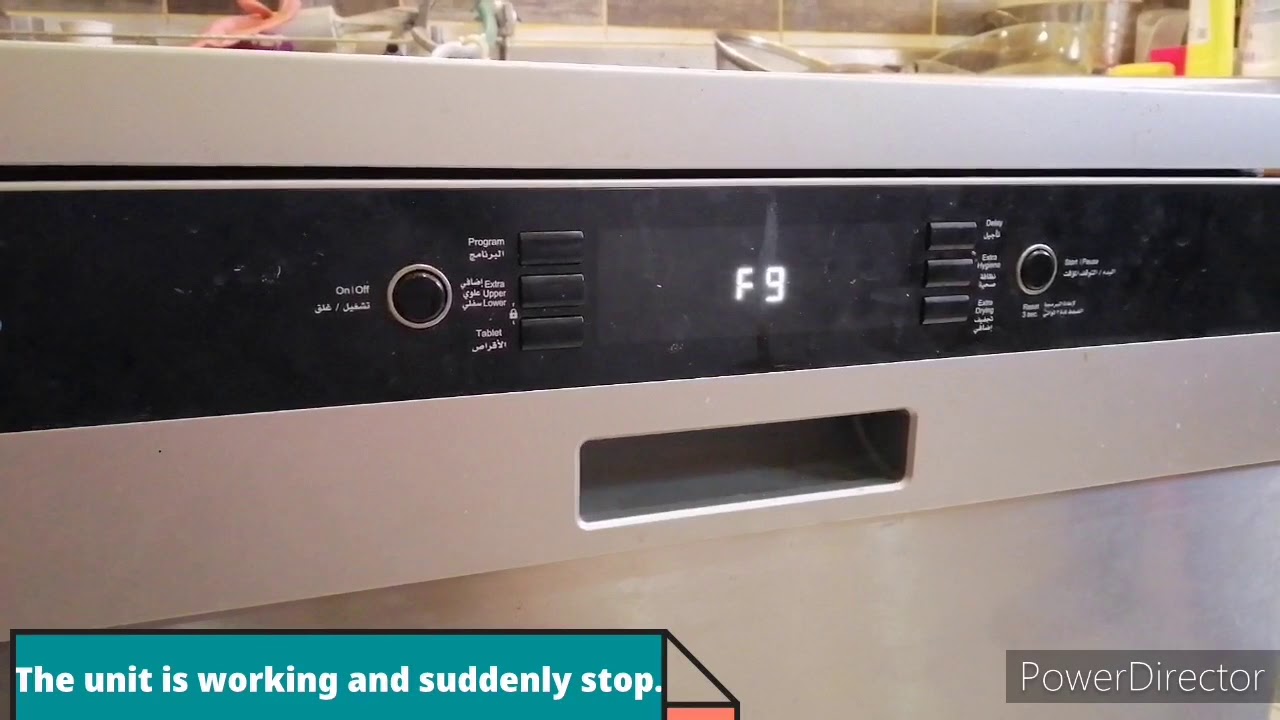 How to repair Dishwasher Error F9?