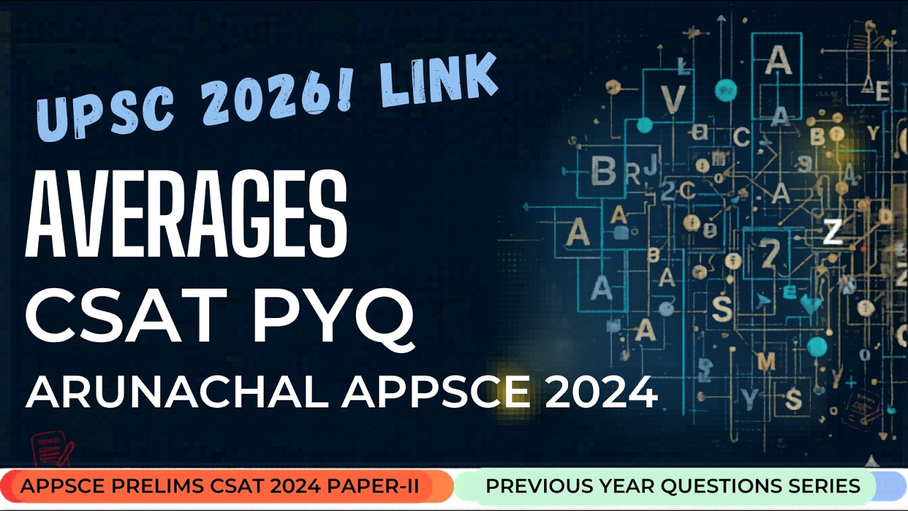 UPSC CSAT vs APPSCCE: Decoding Average (Quantitative Aptitude)