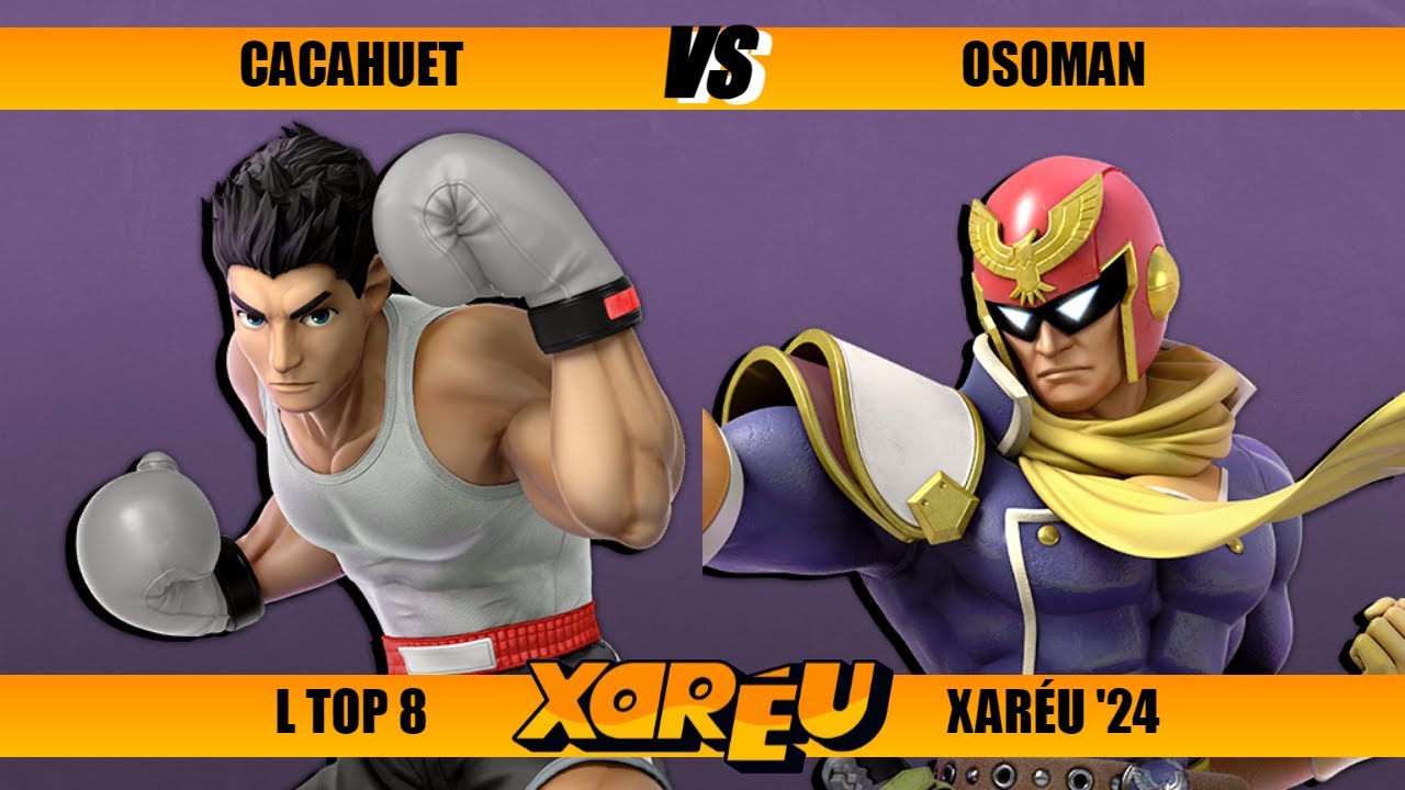 Xaréu '24 - Osoman (Captain Falcon) vs Cacahuet (Little Mac) - Losers Top 8 - Ultimate