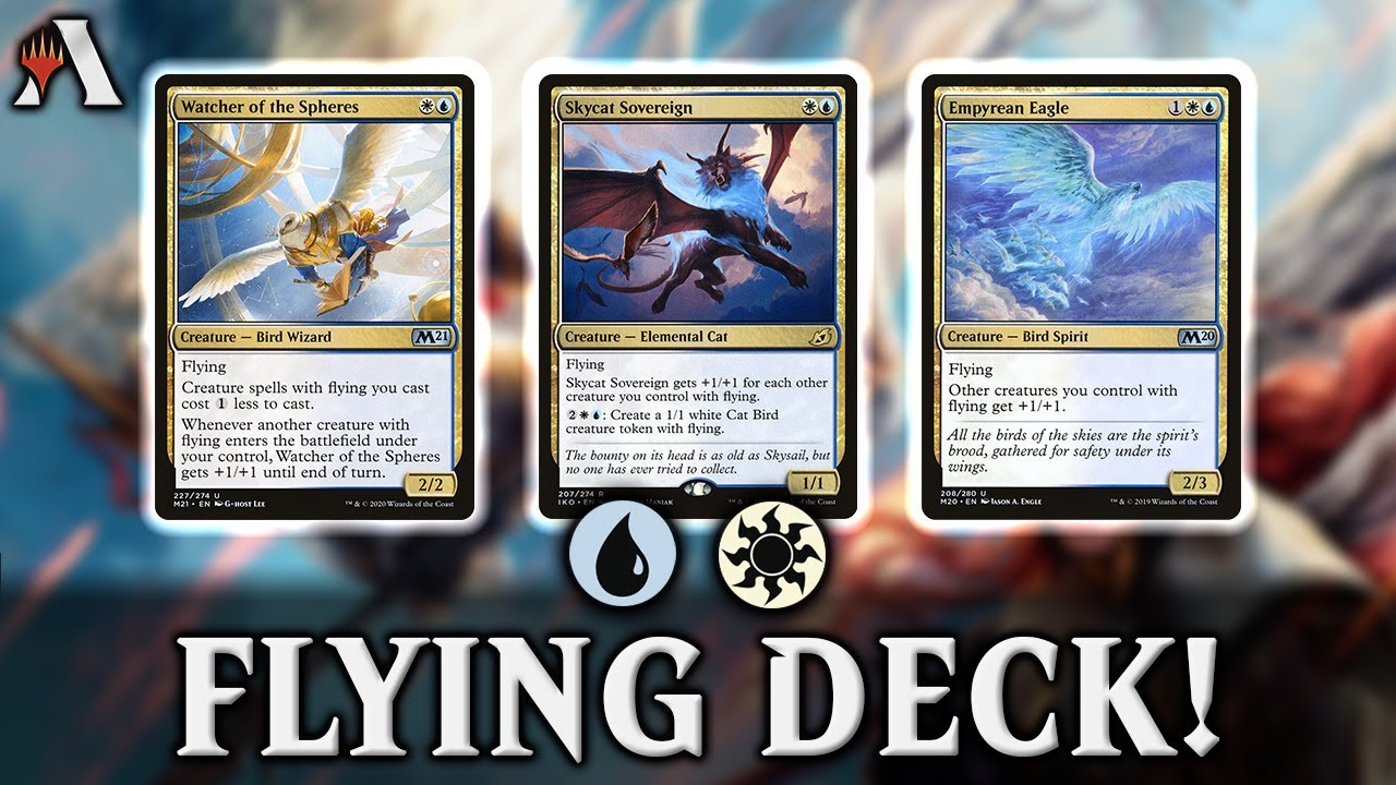 MTGA Historic Flying Gameplay | Magic Arena Flying Deck | tribalkai