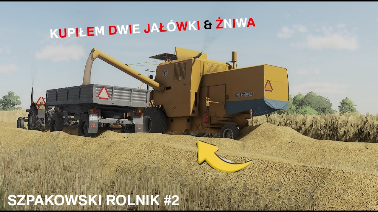 ✅️ŻNIWA START!!!😍🌾 &   ZAKUP KRÓW NA GOSPE😱   I FS22 I   SZPAKOWSKI ROLNIK  #2
