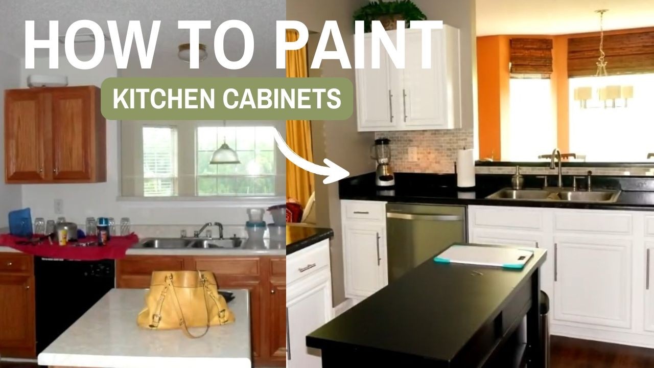 How To Paint Kitchen Cabinets | Step by Step & Supply List