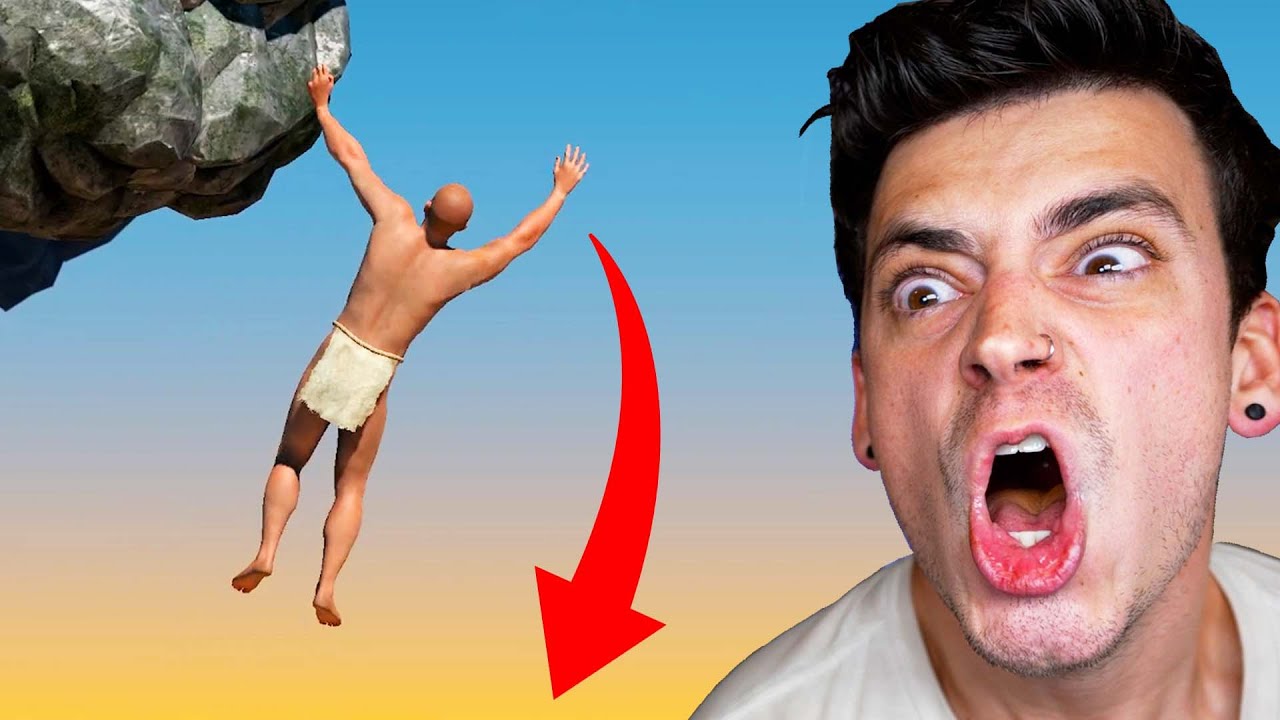 I Fell Off a Cliff A MILLION TIMES! (A Difficult Game About Climbing)