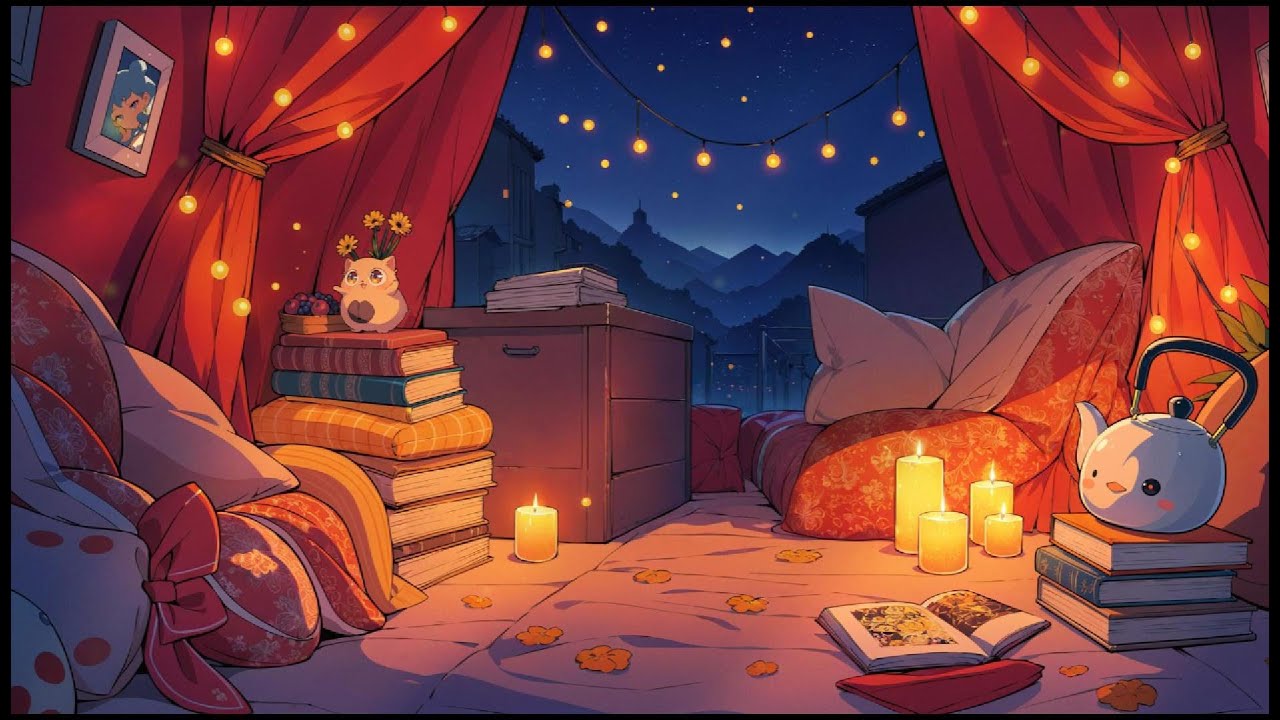 cozy reading fort | calm lofi beats for comfort & focus
