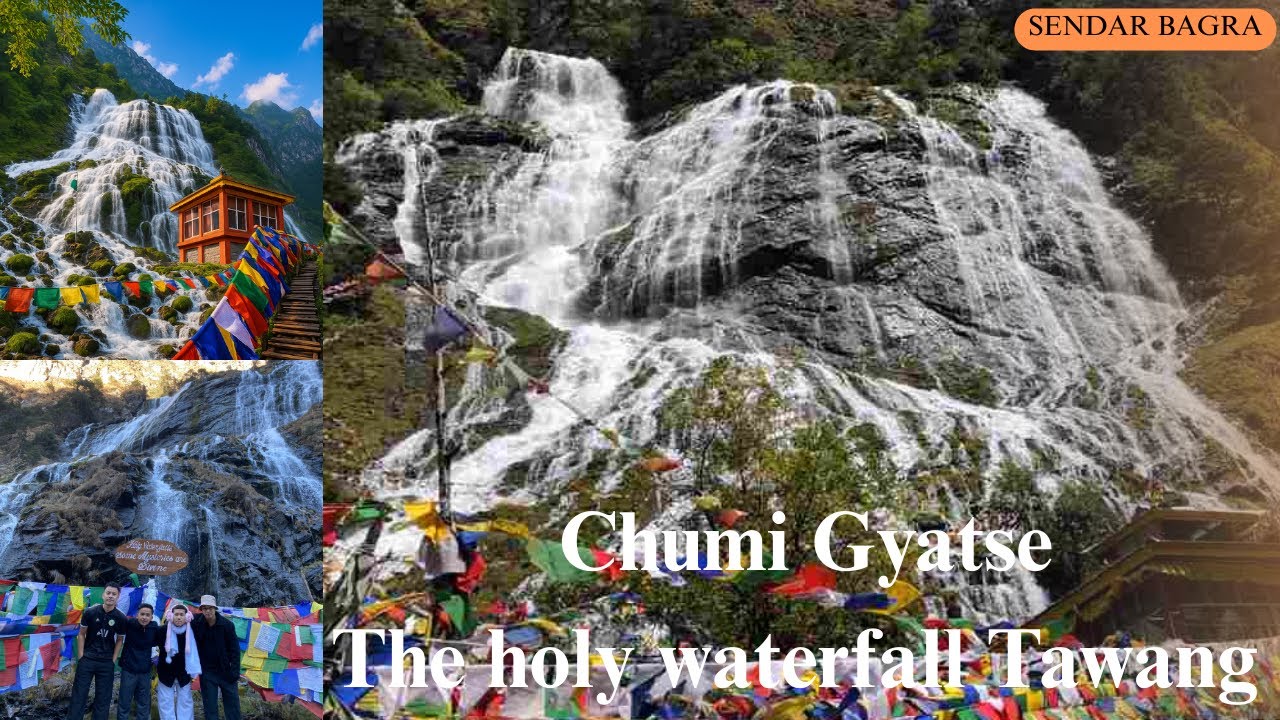 EP 3/ Arunachal Pradesh Best Tourist places/ Holy Water Falls Chumi Gyatse Tawang/ #sendarbagra 