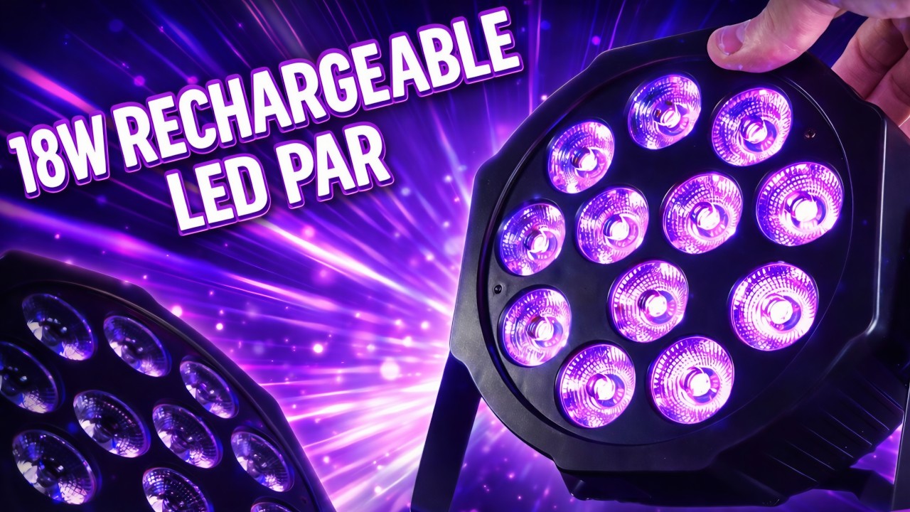 Rechargeable LED PAR | 12x1.5w RGBW | Final Thoughts! @Holdlamp