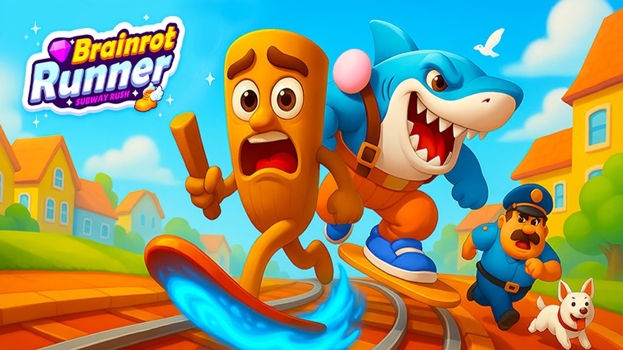 Brainrot Runner:Subway rush Gameplay
