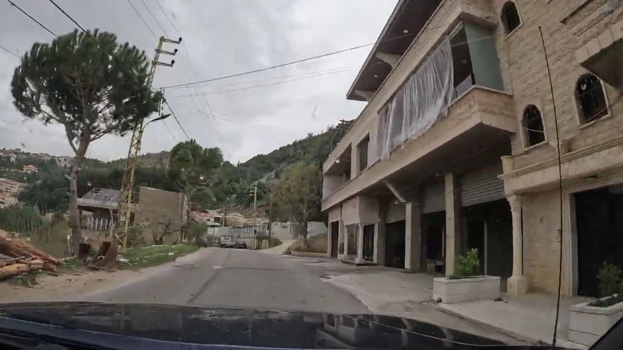 #niha  el Chouf village طريق قلعة نيحا الشوف التاريخية لبنان