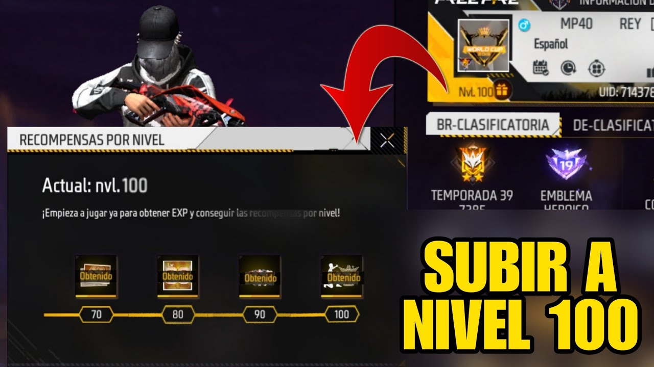COMO SUBIR DE NIVEL Y CONSEGUIR MUCHA EXPERIENCIA EN FREE FIRE ✅