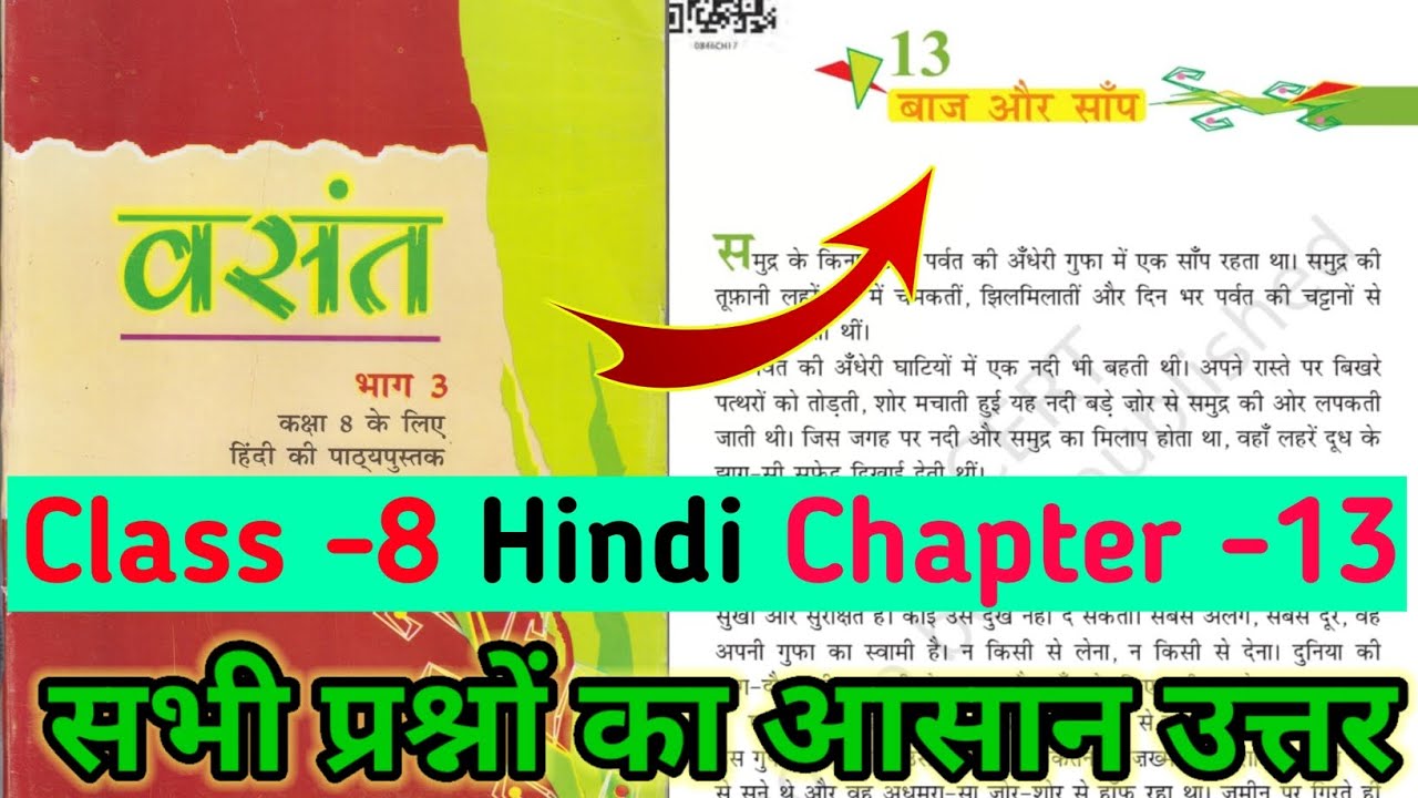 Class 8 hindi chapter 13 question answer | बाज और साँप question answer | new book | bihar board 