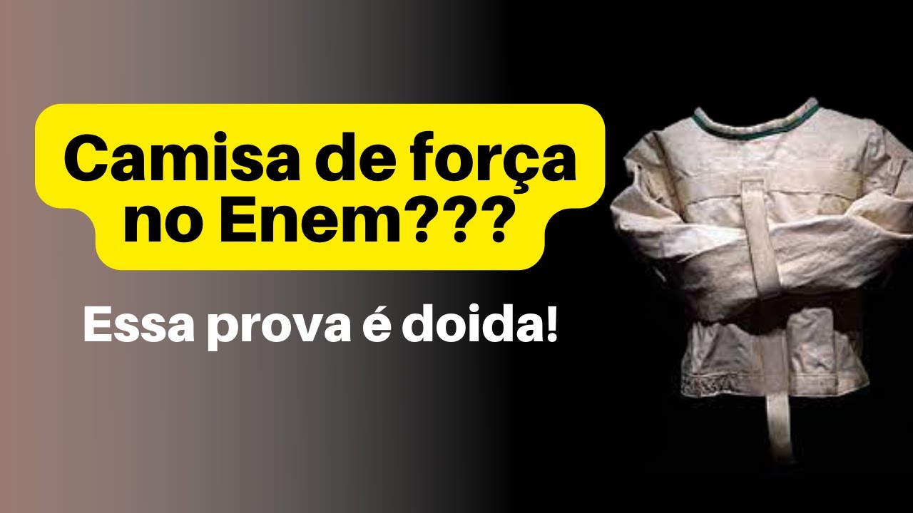 Camisa de força no Enem??? (Questão sobre a obra da artista Lina Kim) LINGUAGENS