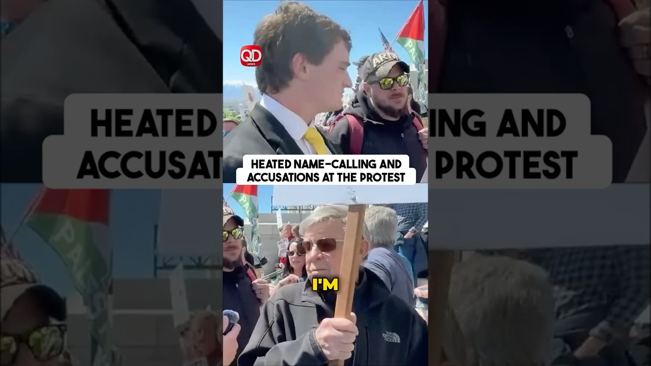 Оскорбления и взаимные обвинения на протесте