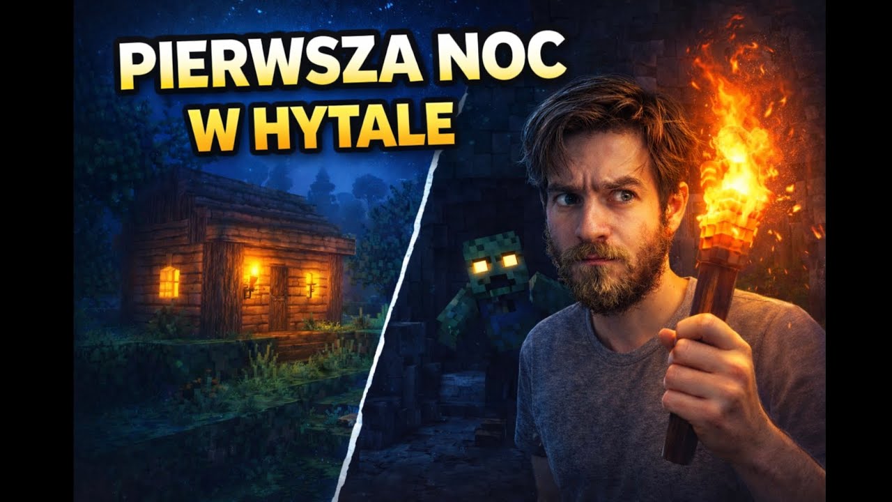 Hytale: Pierwsza noc, pierwszy domek, pierwsze potwory! Wilcza przygoda #1