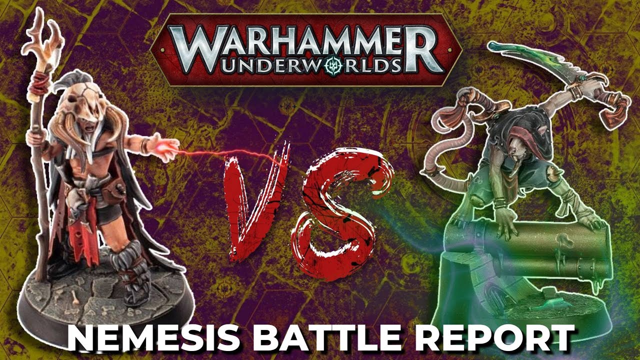 Коготь Скиттершанка против отряда Гнарлспирит | Отчет о битве с Немезидой в Warhammer Underworlds