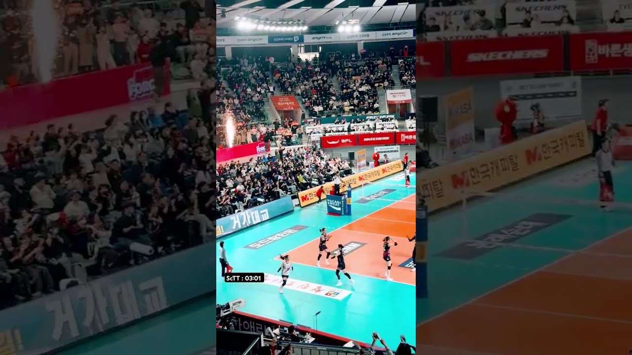 Red Sparks 🌟🤩 #megawatiredsparks #volleyball #redsparks #mega #goodgame #shortvideo #reaction