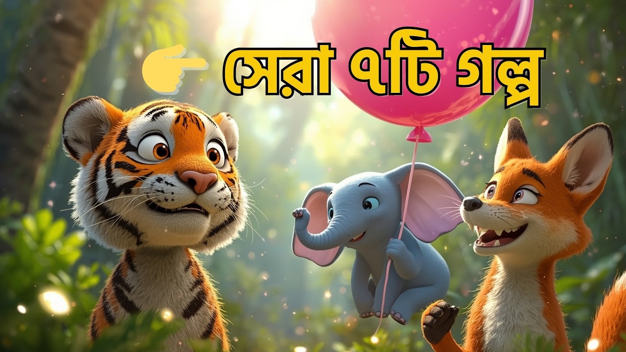 👉 সেরা ৭টি জাদুকরী গল্প 🐯👻 Thakurmar Jhuli | Bangla Cartoon Compilation | Full Episode