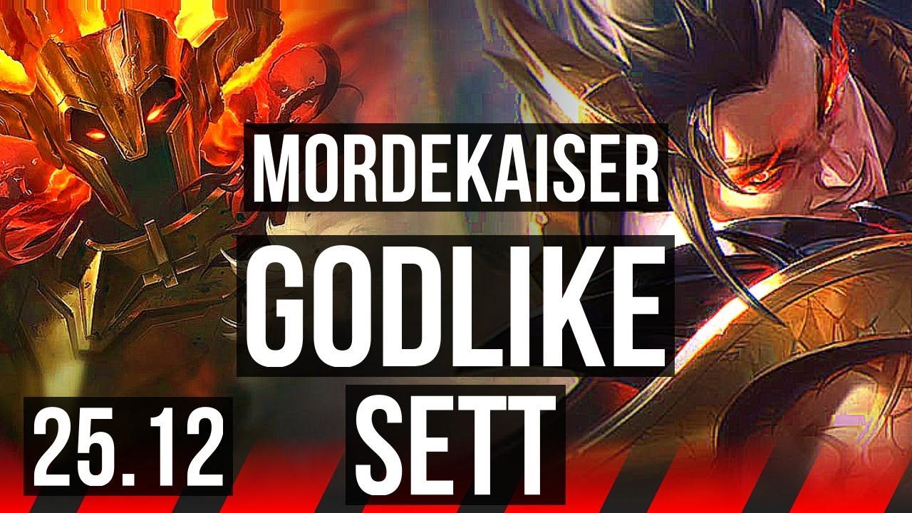 MORDEKAISER vs SETT (TOP) | 11/2/9, Godlike | KR Diamond | 25.12