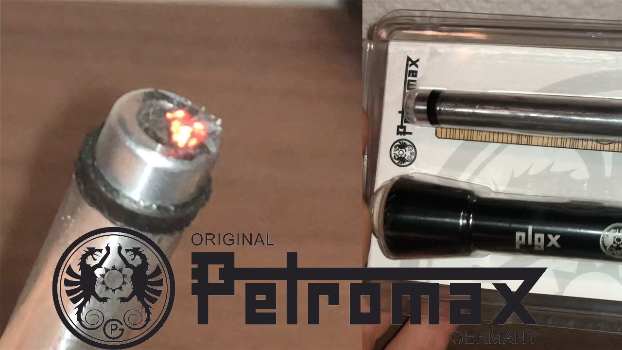 Petromax - le briquet à piston (déballage et démonstration) Petromax Fire Piston Demo