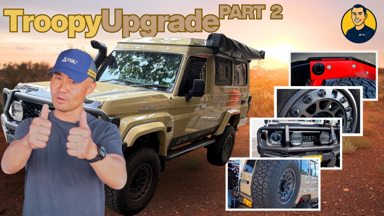 Troopy Upgrade Update! JMAX GVM, ARB Bullbar, Black Rhino Rims & More | Full Build Walkthrough