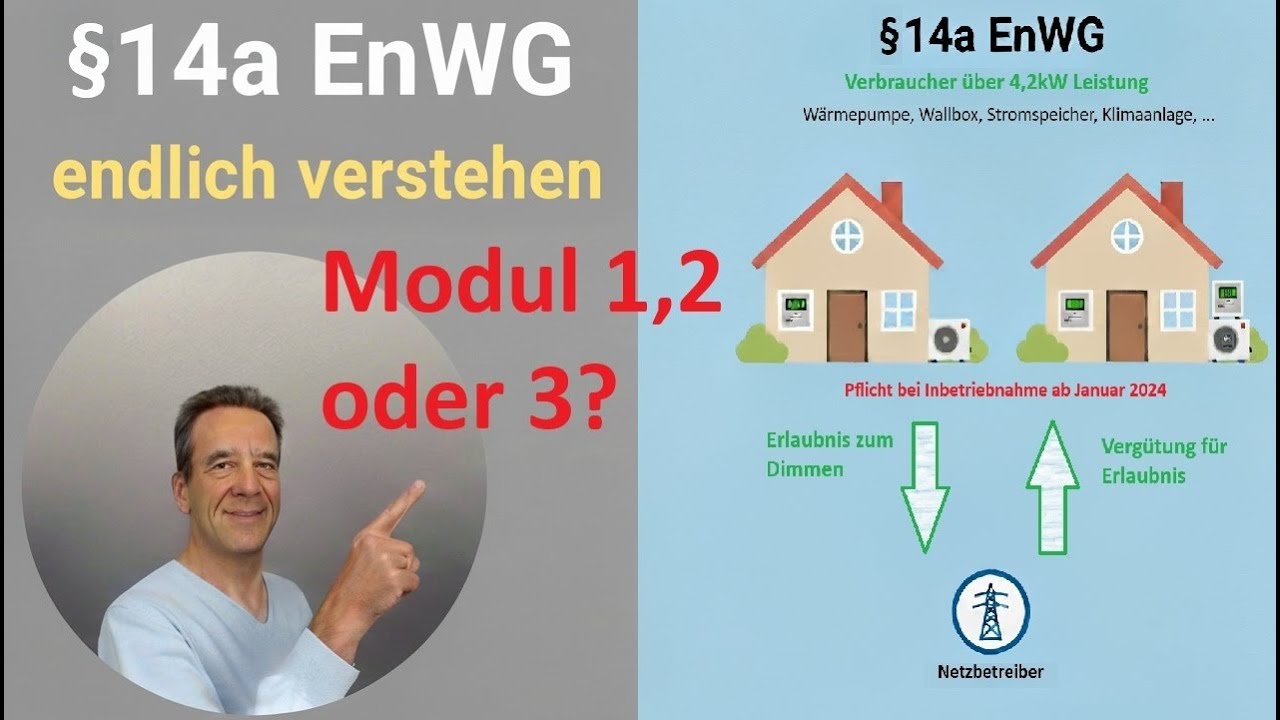 So funktioniert der §14a EnWG - Modul 1,2 oder 3 ausführlich erklärt