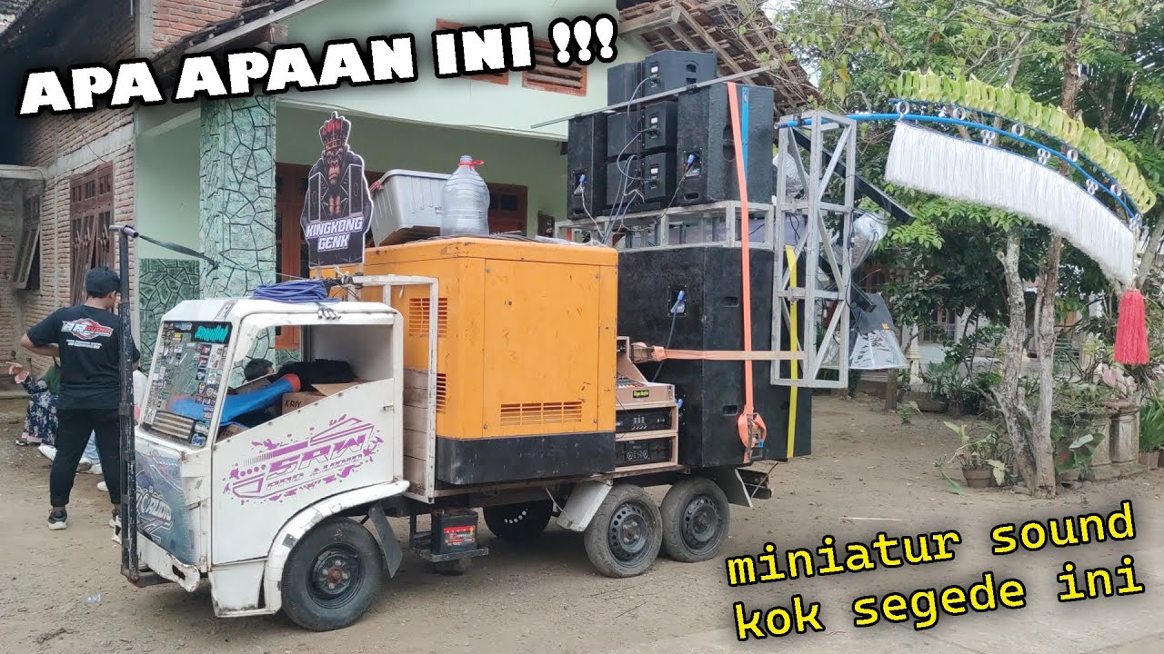 KAYAK GINI KOK miniatur ??? GREBEK ADU sound miniatur balap di jati prahu