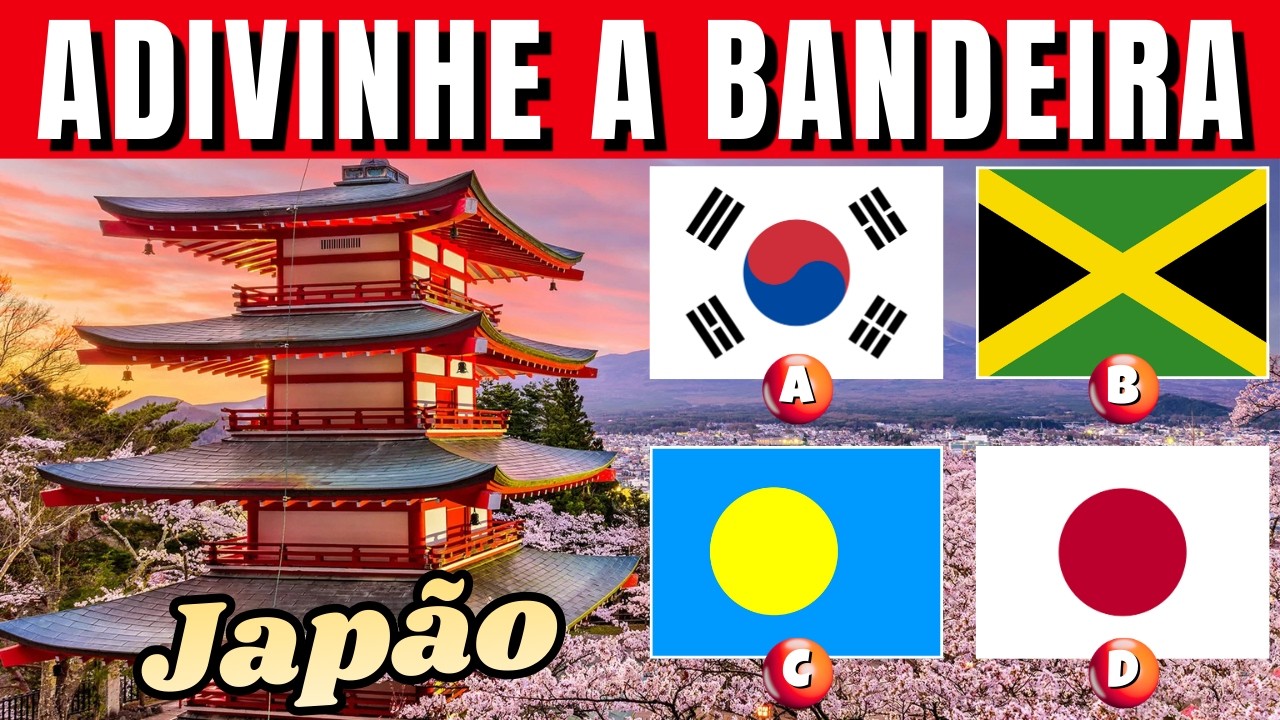 ADIVINHE AS BANDEIRAS DOS PAÍSES | Quiz de Bandeiras