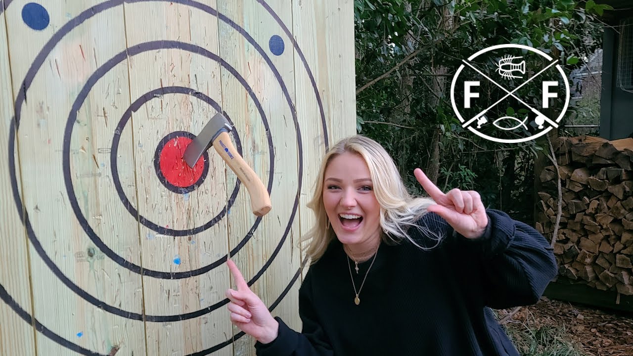 DIY Backyard Axe Target