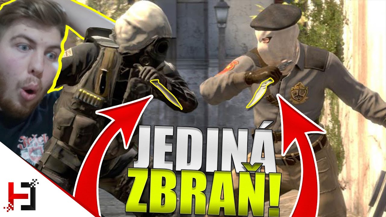 CS:GO, ale jediná povolená zbraň je KNIFE!