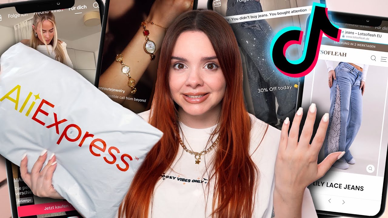 Ich teste FASHION SHOPS aus Tiktok Werbungen&hellip; (ich wurde gescammt 🫣)
