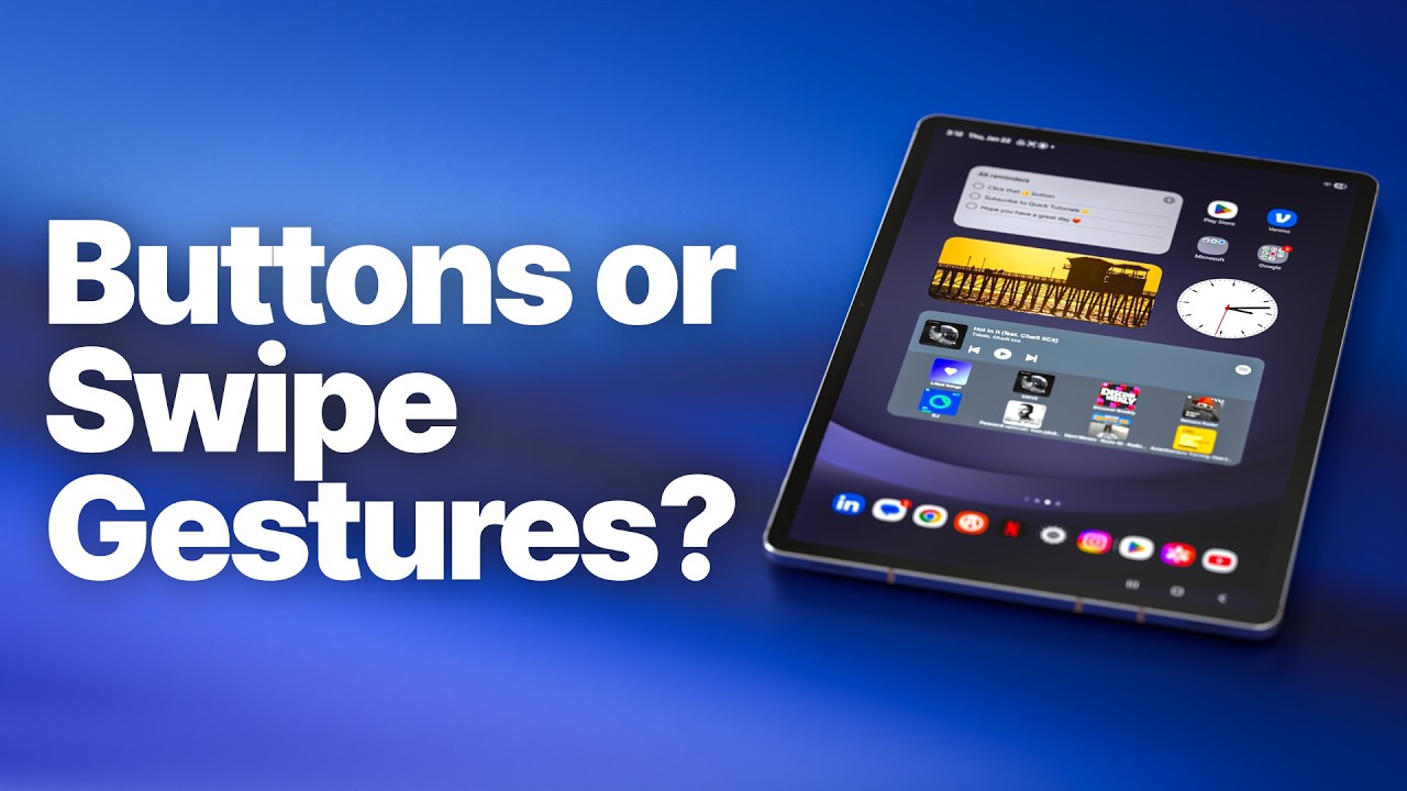 Android Tablet Navigation: Buttons vs Swipe Gestures Explained