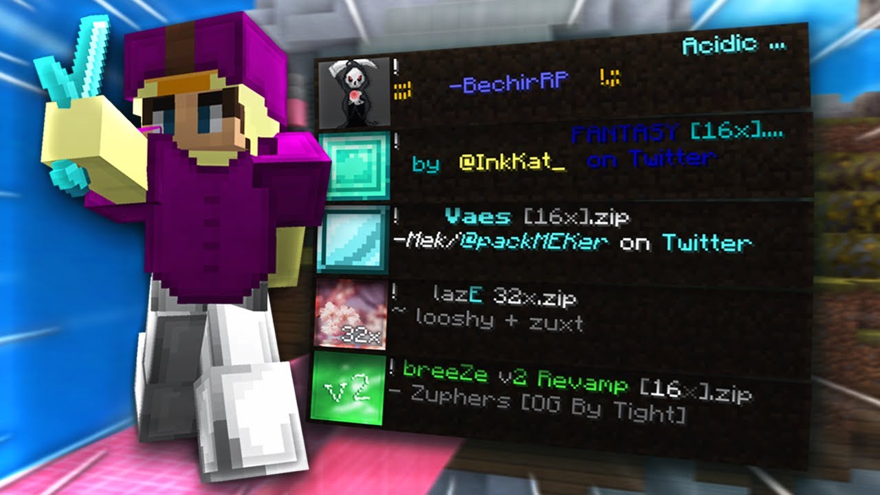 Top BEST Bedwars texture packs! [v3] (1.8.9)