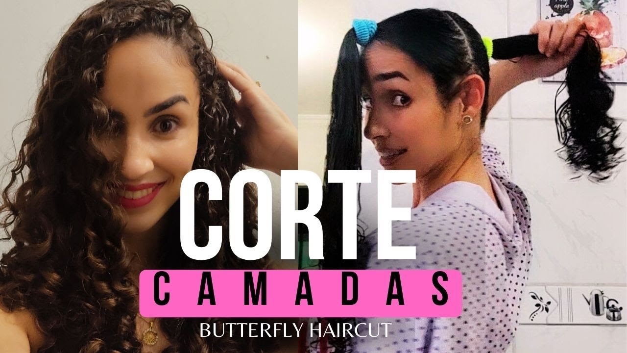 CORTE EM CAMADAS PARA CABELO CACHEADO (BUTTERFLY HAIRCUT)| por Edili Silva