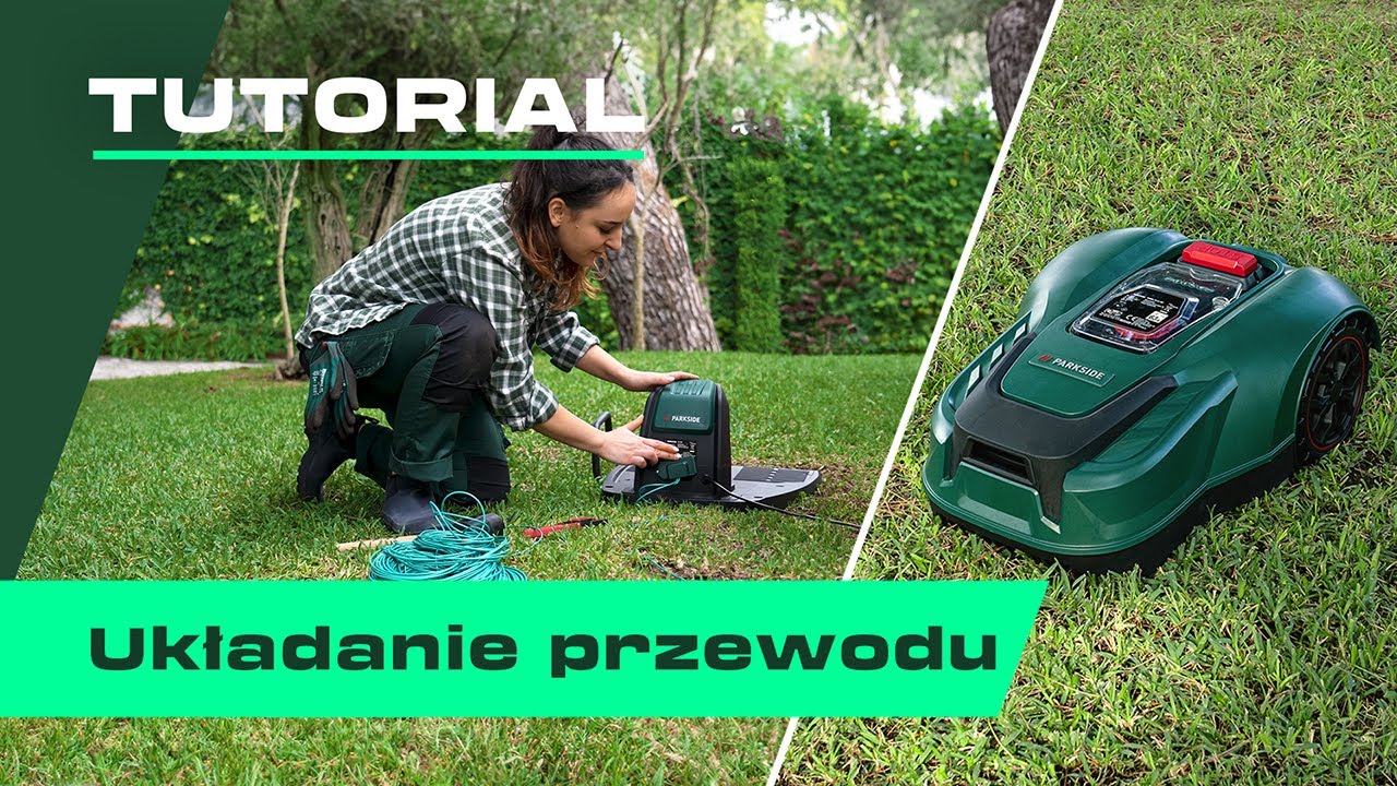 PARKSIDE Robot do koszenia trawy 20 V - Układanie przewodu ograniczającego | Zrób to sam!