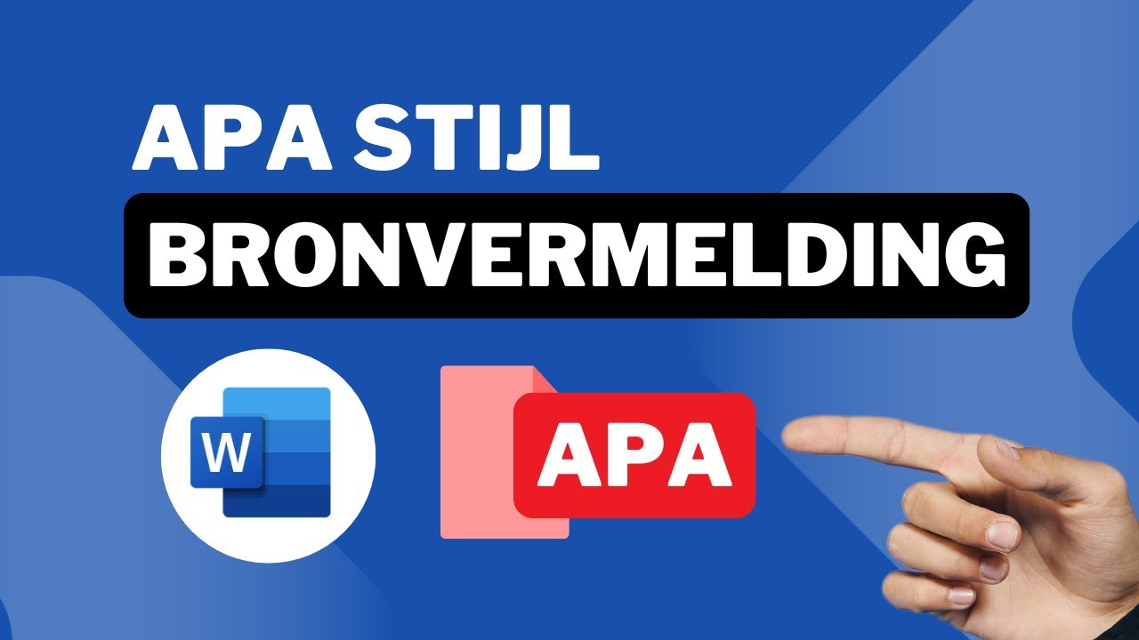 📖 Bronvermelding in APA-Stijl in Word? Zo Doe Je Dat Snel en Correct! ✅