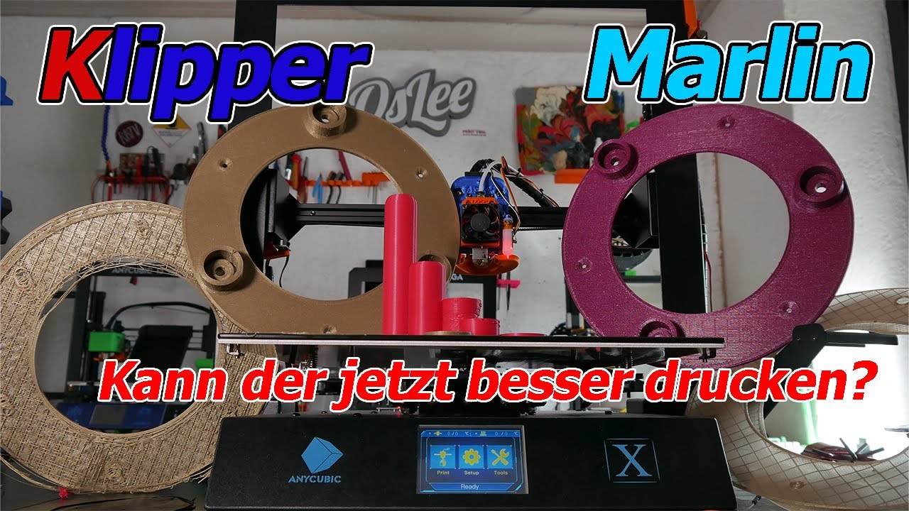 Klipper vs. Marlin: Anycubic Mega X fertig!  Druckt er jetzt besser? Der Weg da hin! Tutorial