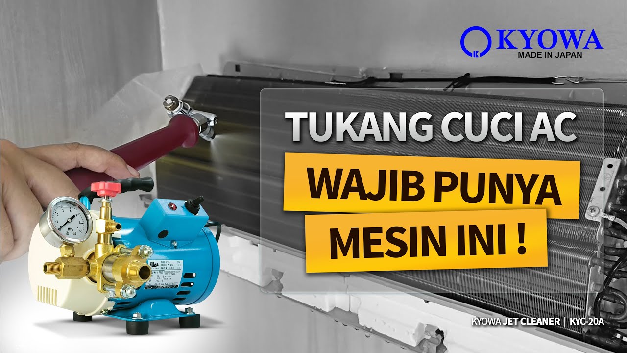 Kyowa Jet Cleaner : Aksesoris Lengkap, Handelnya Sangat Adjustable! | KYC-20A