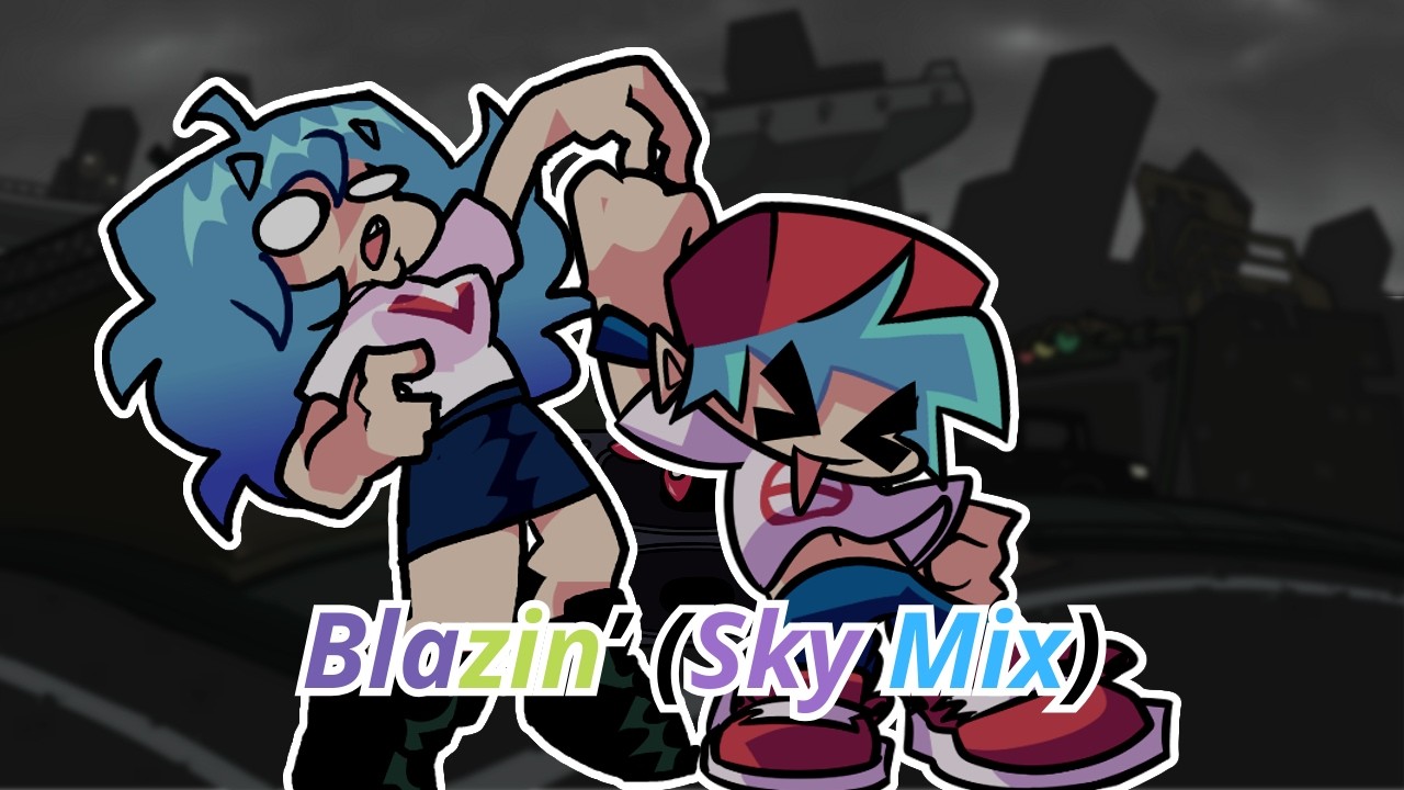 FNF Blazin' (Sky Mix) but Sky is fighting her own will for her beloved
