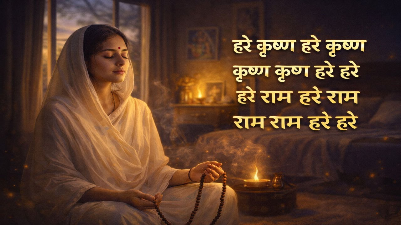 हरे कृष्ण महामंत्र | Mind Peace | Stress Relief | Divine Krishna Chanting
