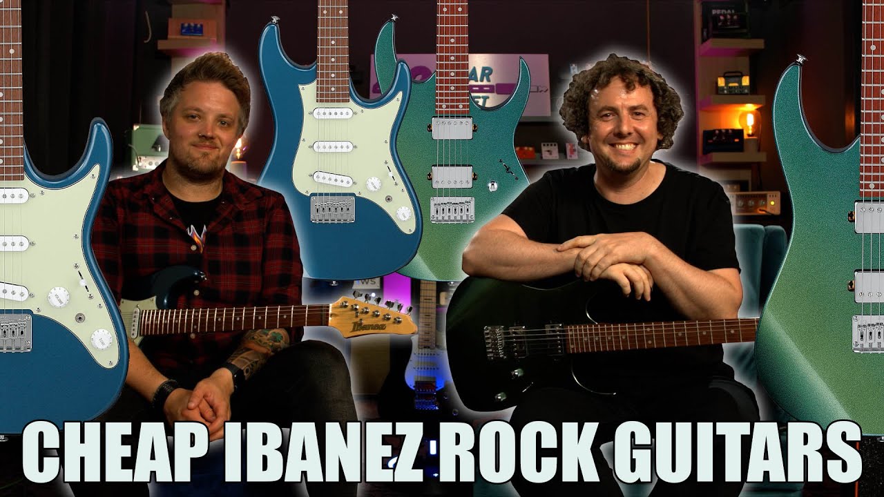 Two of Ibanez's best affordable rock guitars! AZES31 vs GRG121SP: which is best? With Leigh Fuge