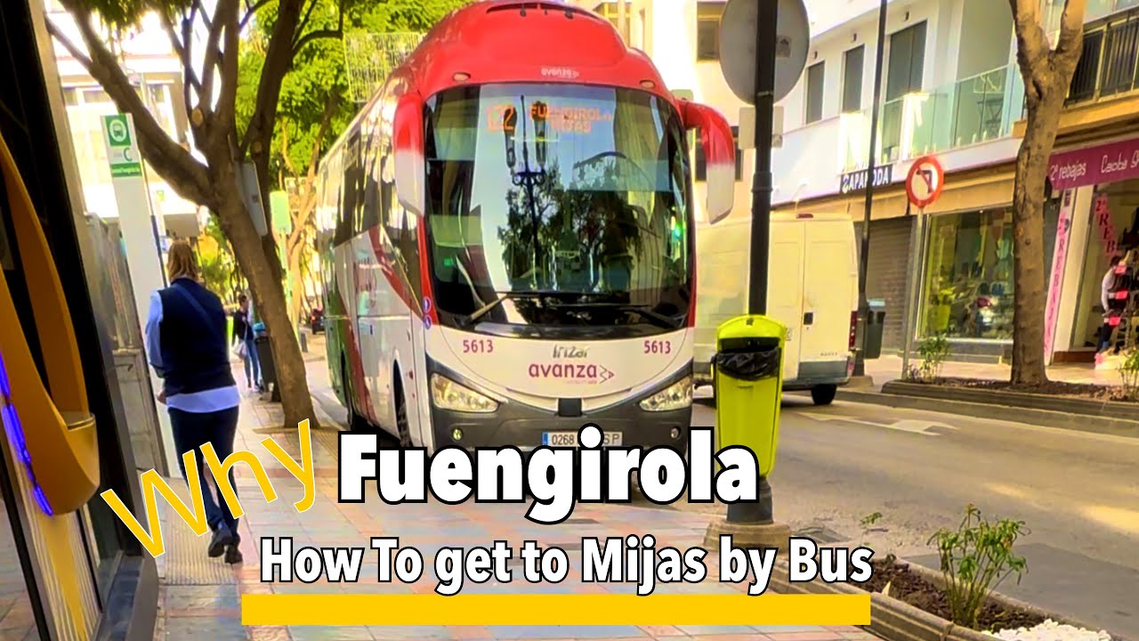 🚌 Фуэнхирола 🇪🇸 в Михас Пуэбло — как добраться туда и обратно на автобусе!