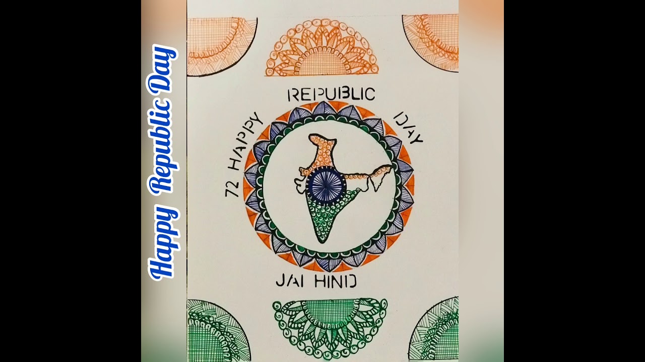 72 Happy Republic Day #RepublicDay2021 #republicdaydrawing #nationalanthem #arrahman