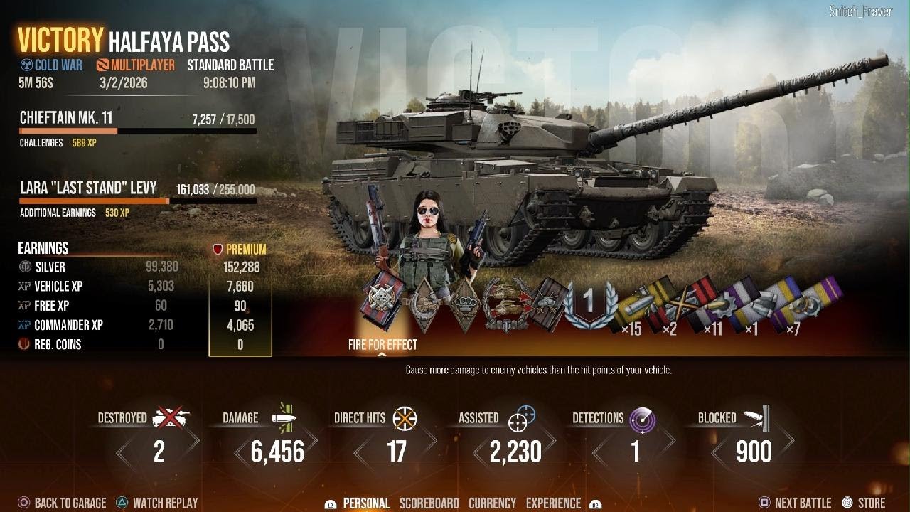 World of Tanks - Chieftan MK. 11 - Two Games MVP