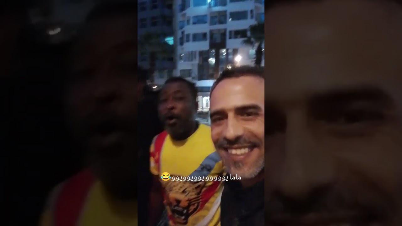 نايضا البارح مع جمهور الكونغو  في الدار البيضاء 