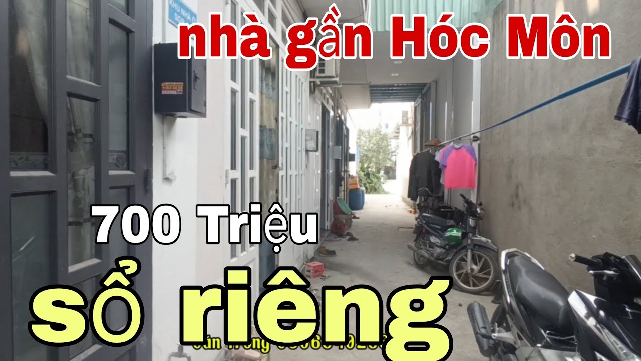 Nhà đất giá rẻ Mỹ Hạnh , sổ riêng 700 triệu ,1 lầu 2 phòng ngủ , cách Hóc Môn 3km 