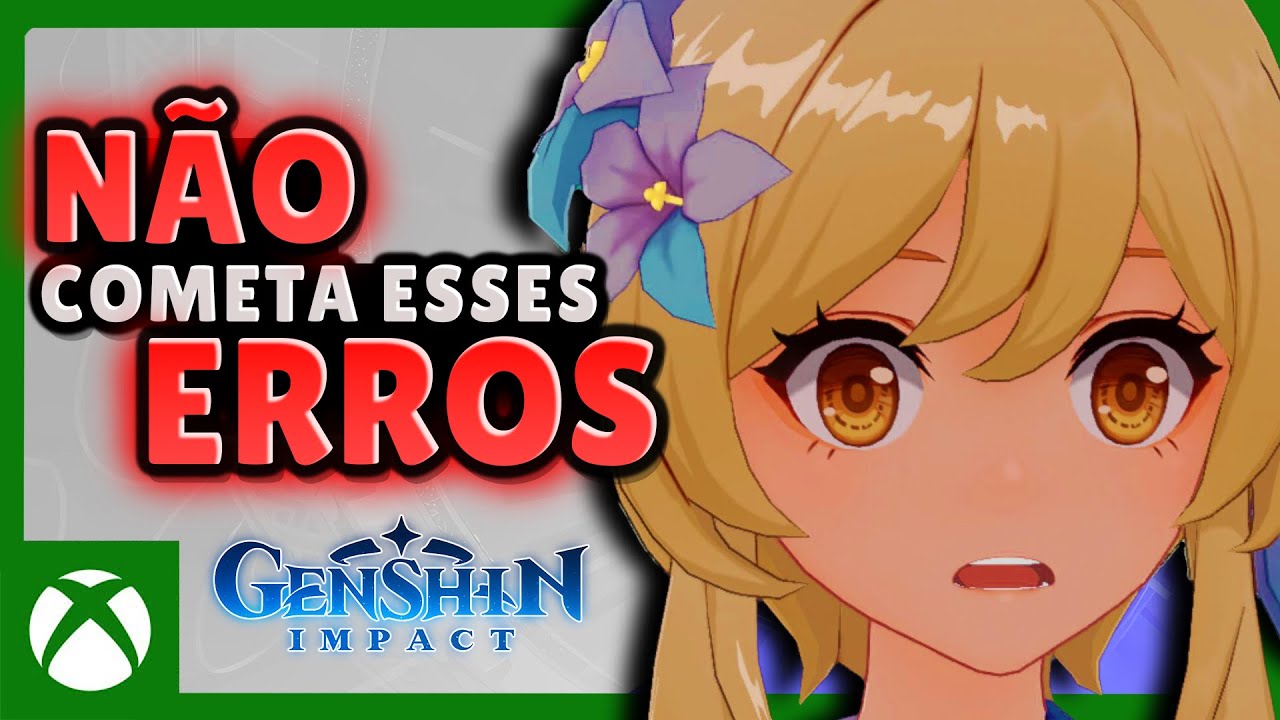 Os PIORES Erros que PODEM Estragar sua conta! + Dicas Importantes | Genshin Impact